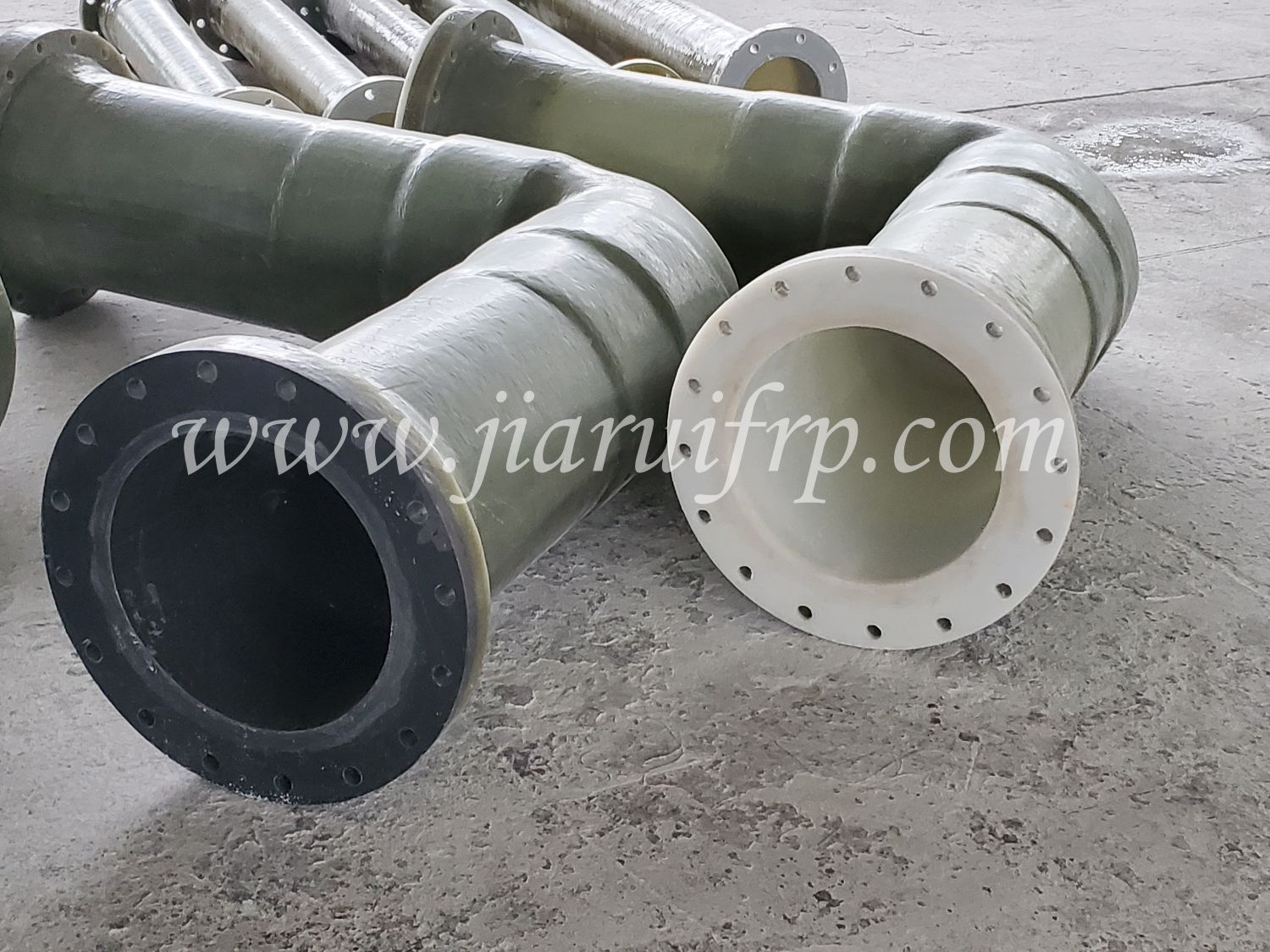 PVC lined FRP piping PVC lined FRP piping